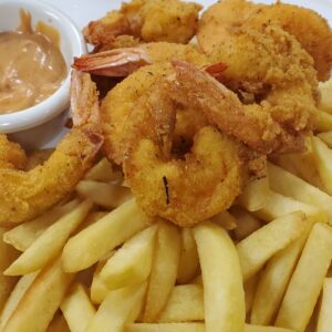 Camarones apanados